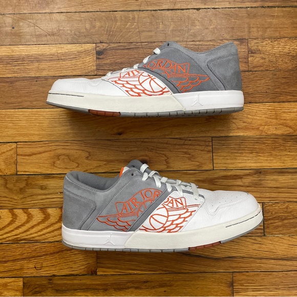 2007 Air Jordan Nu Retro 1 Low ‘Stealth Orange Blaze’ Size 11.5M Used W/ Box - Picture 2 of 9